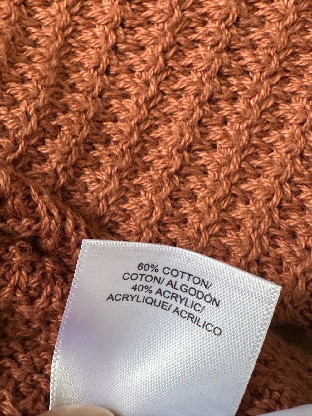 Lucky Brand Sweater Size XL NWT Terracotta Boho Gorpcore - Picture 8 of 10